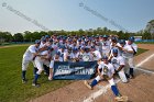 Baseball vs Babson  Wheaton College Baseball players celebrate their victory over Babson to win the NEWMAC Championship for the third year in a row. - (Photo by Keith Nordstrom) : Wheaton, baseball, NEWMAC